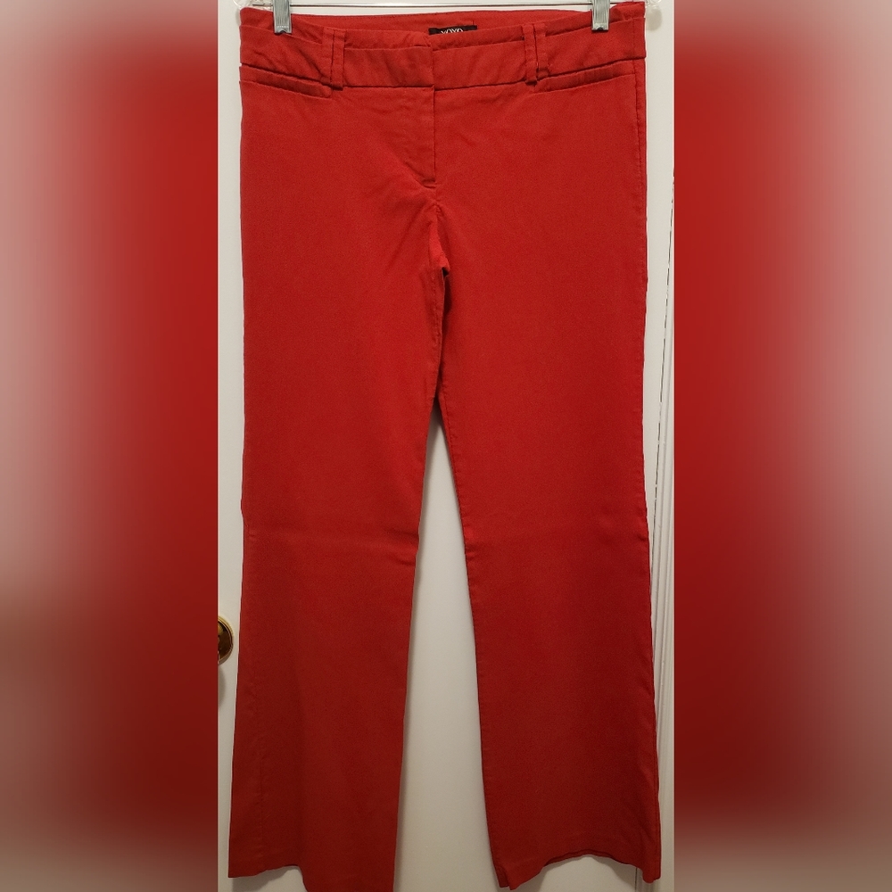 XOXO Red Valentine's day Dress Pants Women's Size 9 10